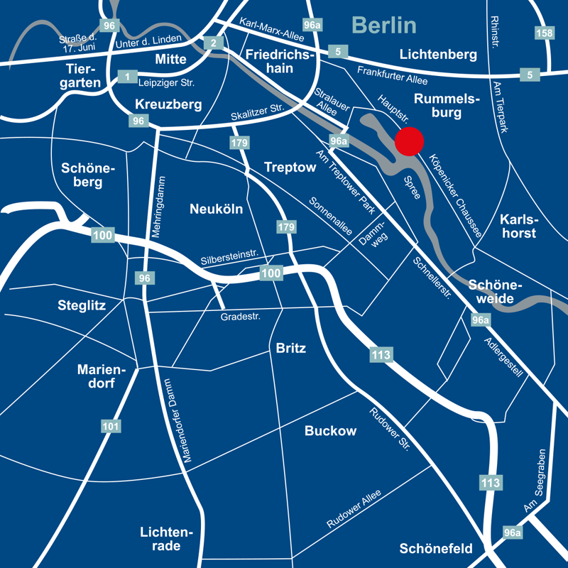Lage Hafen und Hof - Berlin